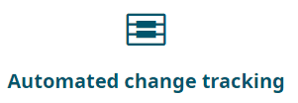 Automated change tracking
